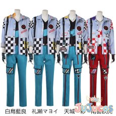 画像1: あんスタ　交差する／モーターショウ　天城一彩　礼瀬マヨイ　南雲鉄虎　白鳥藍良　コスプレ衣装　あんさんぶるスターズ！　コスチューム　JUJUcosplay (1)