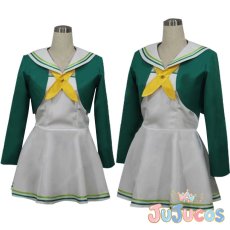 画像1: 7 Girls War　片山実波　コスプレ衣装　Wake Up　Girls!（ウェイク アップ ガールズ）　コスチューム　JUJUcosplay (1)