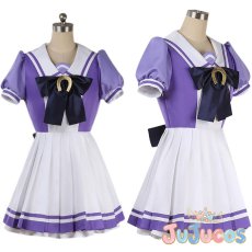 画像1: トレセン学園　制服　コスプレ衣装　ウマ娘プリティーダービー　コスチューム　JUJUcosplay (1)