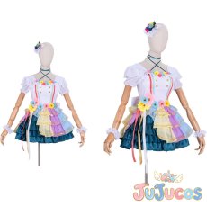 画像1: Love U my friends　三船栞子　コスプレ衣装　ラブライブ！虹ヶ咲学園スクールアイドル同好会　コスチューム　JUJUcosplay (1)