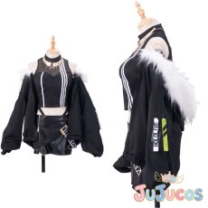 画像1: Vtuber　ホロライブ5期生　獅白ぼたん　コスプレ衣装　バーチャルYouTuber　コスチューム　JUJUcosplay (1)