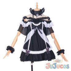画像5: VTuber　潤羽るしあ　ゴスロリ衣装　コスプレ衣装　バーチャルYouTuber　コスチューム　JUJUcosplay (5)