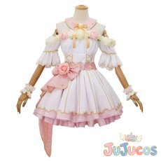 画像2: フラワーフェスティバル編　μ's　花の女神　覚醒　高坂穂乃果　コスプレ衣装　ラブライブ！スクフェス　コスチューム　JUJUcosplay (2)
