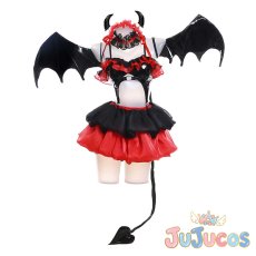 画像2: 時崎狂三　小悪魔　コスプレ衣装　デート・ア・ライブ　コスチューム　JUJUcosplay (2)
