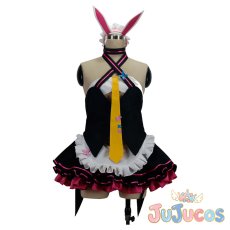 画像2: Vtuber　兎鞠まり　コスプレ衣装　バーチャルYouTuber　コスチューム　JUJUcosplay (2)