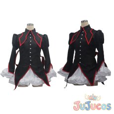 画像1: 黒鳥千代子　コスプレ衣装　黒魔女さんが通る!!　コスチューム　JUJUcosplay (1)