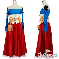 画像1: ゼシカ　コスプレ衣装　ドラゴンクエストVIII　コスチューム　JUJUcosplay (1)