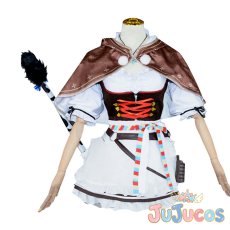 画像2: VTuber　白銀ノエル　ディアンドル娘衣装　コスプレ衣装　バーチャルYouTuber　コスチューム　JUJUcosplay (2)
