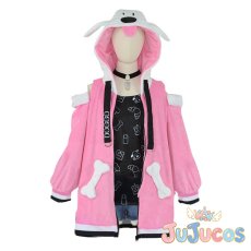 画像2: VTuber　戌神ころね　部屋着衣装　コスプレ衣装　バーチャルYouTuber　コスチューム　JUJUcosplay (2)