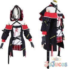 画像1: VTuber　沙花叉クロヱ　初期2D　コスプレ衣装　バーチャルYouTuber　コスチューム　JUJUcosplay (1)