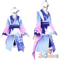 画像1: VTuber　湊あくあ　正月衣装　コスプレ衣装　バーチャルYouTuber　コスチューム　JUJUcosplay (1)