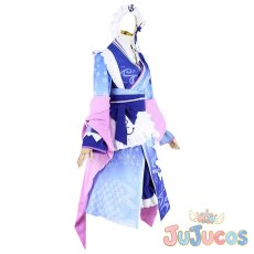 画像3: VTuber　湊あくあ　正月衣装　コスプレ衣装　バーチャルYouTuber　コスチューム　JUJUcosplay (3)