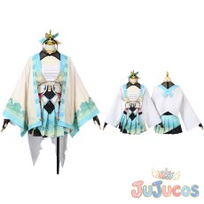 画像1: VTuber　風真いろは　初期2D　コスプレ衣装　バーチャルYouTuber　コスチューム　JUJUcosplay (1)