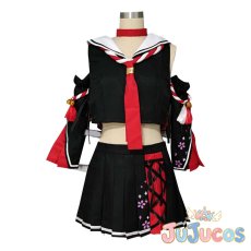 画像2: VTuber　大神ミオ　通常衣装　コスプレ衣装　バーチャルYouTuber　コスチューム　JUJUcosplay (2)