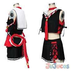 画像3: VTuber　大神ミオ　通常衣装　コスプレ衣装　バーチャルYouTuber　コスチューム　JUJUcosplay (3)
