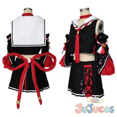 画像4: VTuber　大神ミオ　通常衣装　コスプレ衣装　バーチャルYouTuber　コスチューム　JUJUcosplay (4)