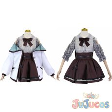 画像1: VTuber　夏色まつり　MiNE GiRL　コスプレ衣装　バーチャルYouTuber　コスチューム　JUJUcosplay (1)