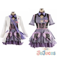 画像1: Vtuber　健屋花那　新衣装　コスプレ衣装　バーチャルYouTuber　コスチューム　JUJUcosplay (1)