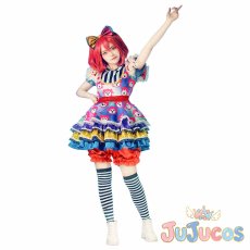 画像2: 黒澤ルビィ　AAO　コットンキャンディえいえいおー！　Aqours 6thツアー　SUNNY STAGE　コスプレ衣装　ラブライブ！サンシャイン!!　コスチューム　JUJUcosplay (2)