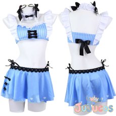 画像1: VTuber　百鬼あやめ　水着　コスプレ衣装　バーチャルYouTuber　コスチューム　JUJUcosplay (1)