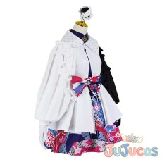 画像2: VTuber　一伊那尓栖（Ninomae Ina'nis）　ドレス　コスプレ衣装　バーチャルYouTuber　コスチューム　JUJUcosplay (2)