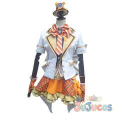 画像2: 高坂穂乃果　ブレザーズハット編 世界にはばたいて　AC衣装ブレザーズハット　コスプレ衣装　ラブライブ! School idol project　コスチューム　JUJUcosplay (2)