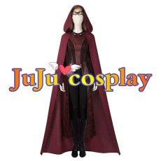 画像1: 送料無料　ドクター・ストレンジ／マルチバース・オブ・マッドネス（Doctor Strange in the Multiverse of Madness）　ワンダ・マキシモフ／スカーレット・ウィッチ　コスプレ衣装　コスチューム (1)