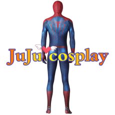 画像2: 送料無料　アメイジング・スパイダーマン2（The Amazing Spider-Man 2）　ピーター・パーカー/スパイダーマン　コスプレ衣装　コスチューム (2)