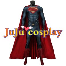 画像1: 送料無料　マン・オブ・スティール（Man of Steel）　クラーク・ケント / カル＝エル / スーパーマン　コスプレ衣装　コスチューム (1)