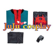 画像4: 送料無料　スパイダーマン:スパイダーバース（Spider-Man: Into the Spider-Verse）　マイルス・モラレス　コスプレ衣装　コスチューム (4)