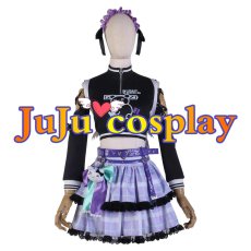 画像1: 送料無料　プロジェクトセカイ カラフルステージ!feat.初音ミク　描きたくなった表情　東雲絵名　コスプレ衣装　コスチューム (1)
