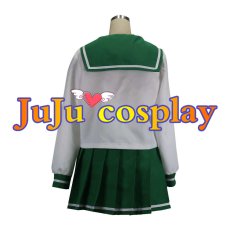 画像3: 送料無料　犬夜叉　日暮かごめ　制服　コスプレ衣装　コスチューム (3)
