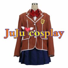 画像1: 送料無料　ギルティクラウン　楪いのり　制服　コスプレ衣装　コスチューム (1)