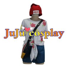 画像1: 送料無料　ポケットモンスター サン・ムーン　ミヅキ　コスプレ衣装　コスチューム (1)