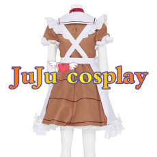画像3: 送料無料　バーチャルYouTuber　Vtuber　桃鈴ねね　メイド服　コスプレ衣装　コスチューム (3)