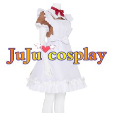 画像4: 送料無料　バーチャルYouTuber　Vtuber　桃鈴ねね　メイド服　コスプレ衣装　コスチューム (4)