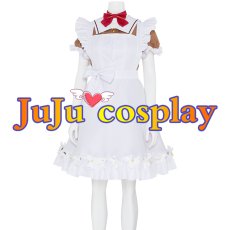 画像1: 送料無料　バーチャルYouTuber　Vtuber　桃鈴ねね　メイド服　コスプレ衣装　コスチューム (1)
