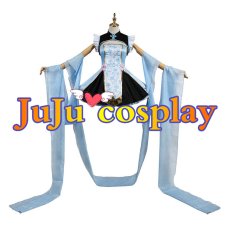 画像1: 送料無料　Re:ゼロから始める異世界生活　レム　中華風ロリータドレス　コスプレ衣装　コスチューム (1)