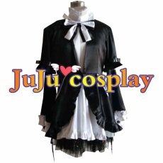 画像1: 送料無料　ラブライブ! サンシャイン!!　ゴシックドレス編　津島善子　コスプレ衣装　コスチューム (1)