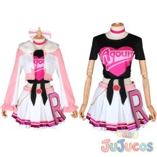 画像1: 第2期第6話　Aqours　MIRACLE WAVE　桜内梨子　コスプレ衣装　ラブライブ！サンシャイン!!　コスチューム　JUJUcosplay (1)