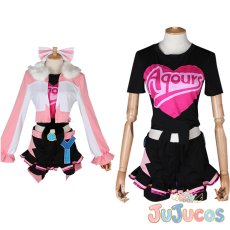 画像1: 第2期第6話　Aqours　MIRACLE WAVE　渡辺曜　コスプレ衣装　ラブライブ！サンシャイン!!　コスチューム　JUJUcosplay (1)