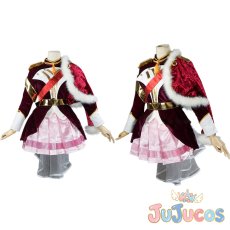 画像1: 花柳香子　レヴュー服　コスプレ衣装　少女☆歌劇レヴュースタァライト　コスチューム　JUJUcosplay (1)