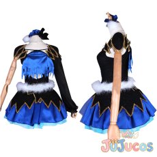 画像1: 楽しい仲間　WATER BLUE NEW WORLD　松浦果南UR　覚醒後　コスプレ衣装　ラブライブ！サンシャイン!!　コスチューム　JUJUcosplay (1)