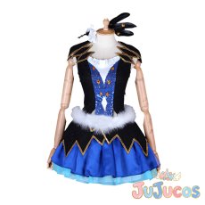 画像2: ヨハネと契約　WATER BLUE NEW WORLD　津島善子UR　覚醒後　コスプレ衣装　ラブライブ！サンシャイン!!　コスチューム　JUJUcosplay (2)