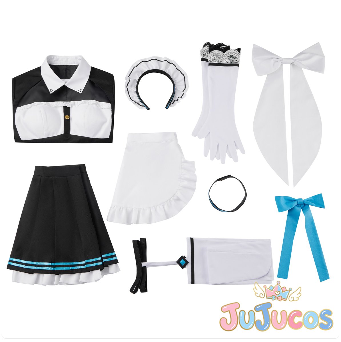 画像4: 一之瀬アスナ　コスプレ衣装　ブルーアーカイブ　コスチューム　JUJUcosplay (4)