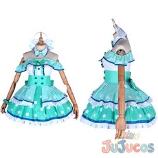 画像1: アニメ1期11話挿入歌　想いよひとつになれ　松浦果南　コスプレ衣装　ラブライブ！サンシャイン!!　コスチューム　JUJUcosplay (1)