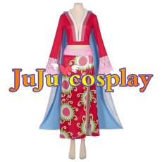 画像1: 送料無料　ONE PIECE（ワンピース）　ボア・ハンコック　コスプレ衣装　コスチューム (1)