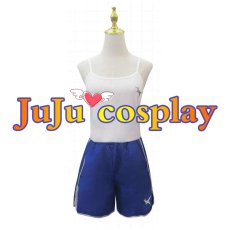画像2: 送料無料　ダンガンロンパ 希望の学園と絶望の高校生　朝日奈葵　コスプレ衣装　コスチューム (2)