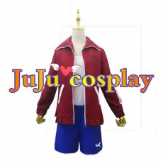 画像1: 送料無料　ダンガンロンパ 希望の学園と絶望の高校生　朝日奈葵　コスプレ衣装　コスチューム (1)