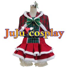 画像1: 送料無料　Love Live!　ラブライブ!　クリスマス編　覚醒後　小泉花陽　コスプレ衣装　コスチューム (1)
